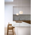 Szklana lampa wisząca Navone 20 - DFTP, mleczny klosz 2220433001 - zdjęcie produktu